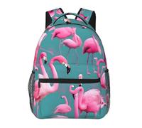 SXZVVBN A flock of flamingos Casual Campus Laptop Rucksack to Study