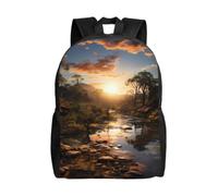 SXZVVBN Australian Scenery Water Resistant 600D Backpack Lightweight Commuter Travel Rucksack Daypack Men Women