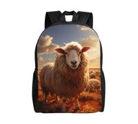 SXZVVBN Australian sheep Water Resistant 600D Backpack Lightweight Commuter Travel Rucksack Daypack Men Women