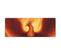 sxzvvbn beautiful phoenixExtra-large desktop mouse pad, 31.5 * 11.8 inches, gaming mouse pad with anti-slip rubber on the bottom