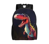 SXZVVBN big-mouthed dinosaur Water Resistant 600D Backpack Lightweight Commuter Travel Rucksack Daypack Men Women