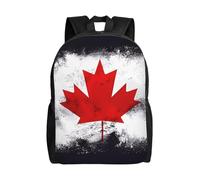 SXZVVBN Canadian flag Water Resistant 600D Backpack Lightweight Commuter Travel Rucksack Daypack Men Women