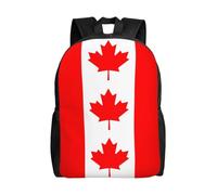 SXZVVBN Canadian flag Water Resistant 600D Backpack Lightweight Commuter Travel Rucksack Daypack Men Women