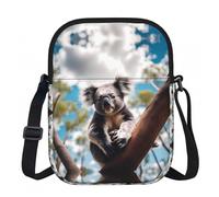 SXZVVBN Cute little koala Lightweight Waterproof Small Zip Crossbody Shoulder Bag for Women Travel with Adjustable Strap