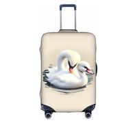 sxzvvbn Cute Little swan L Elastic Suitcase Protector Double Sided Zip Luggage Cover for Travel Business 18-32in