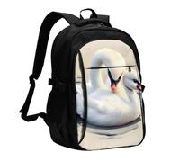 SXZVVBN Cute little swan Travel Laptop Rucksack With USB Port
