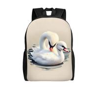SXZVVBN Cute little swan Water Resistant 600D Backpack Lightweight Commuter Travel Rucksack Daypack Men Women