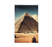 sxzvvbn Dreaming of the Pyramids of Khufu Waffle kitchen towels, soft and absorbent, suitable for kitchen cleaning, tea towels, and bar towels.