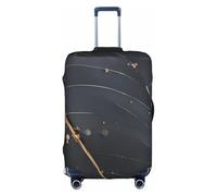 sxzvvbn Enchanted Plant Leaves XL Elastic Suitcase Protector Double Sided Zip Luggage Cover for Travel Business 18-32in