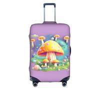 sxzvvbn Fantasy Dream Mushroom M Elastic Suitcase Protector Double Sided Zip Luggage Cover for Travel Business 18-32in