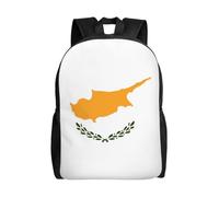 SXZVVBN Flag of Cyprus Water Resistant 600D Backpack Lightweight Commuter Travel Rucksack Daypack Men Women