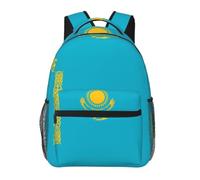 SXZVVBN Flag of Kazakhstan Casual Campus Laptop Rucksack to Study