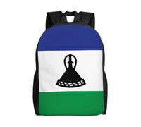 SXZVVBN Flag of Lesotho Water Resistant 600D Backpack Lightweight Commuter Travel Rucksack Daypack Men Women