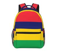 SXZVVBN Flag of Mauritius Casual Campus Laptop Rucksack to Study