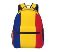 SXZVVBN Flag of Romania Casual Campus Laptop Rucksack to Study