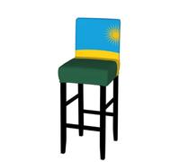 SXZVVBN Flag of Rwanda Stretch Bar Stool Covers Dining Seat