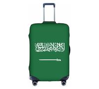 sxzvvbn Flag of Saudi Arabia S Elastic Suitcase Protector Double Sided Zip Luggage Cover for Travel Business 18-32in