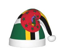 Sxzvvbn Flag Of The Commonwealth Of Dominicachildren'S Plush Christmas Hat Santa Claus S Reindeer Decorations Holiday