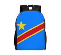 SXZVVBN Flag of the Congo Water Resistant 600D Backpack Lightweight Commuter Travel Rucksack Daypack Men Women
