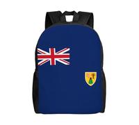 SXZVVBN Flag of the Turks and Caicos Islands Water Resistant 600D Backpack Lightweight Commuter Travel Rucksack Daypack Men Women