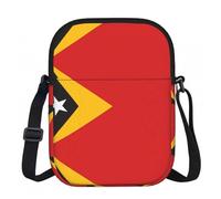SXZVVBN Flag of Timor-Leste Lightweight Waterproof Small Zip Crossbody Shoulder Bag for Women Travel with Adjustable Strap