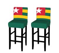 SXZVVBN Flag of Togo Stretch Bar Stool Covers Dining Seat