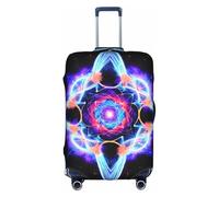 sxzvvbn Four Dimensional Space S Elastic Suitcase Protector Double Sided Zip Luggage Cover for Travel Business 18-32in