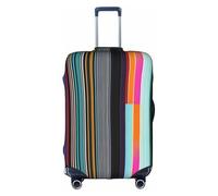 sxzvvbn Irregular Vertical Lines XL Elastic Suitcase Protector Double Sided Zip Luggage Cover for Travel Business 18-32in