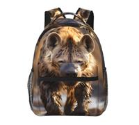 SXZVVBN Lone Hyena Casual Campus Laptop Rucksack to Study