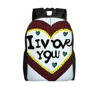 SXZVVBN Love confessions Water Resistant 600D Backpack Lightweight Commuter Travel Rucksack Daypack Men Women