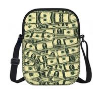 SXZVVBN many cartoon dollars Lightweight Waterproof Small Zip Crossbody Shoulder Bag for Women Travel with Adjustable Strap