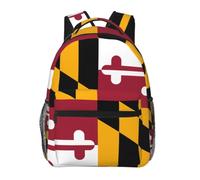 SXZVVBN Maryland State Flag Casual Campus Laptop Rucksack to Study