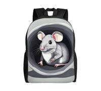 SXZVVBN Mouse in the Hole Water Resistant 600D Backpack Lightweight Commuter Travel Rucksack Daypack Men Women