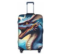 sxzvvbn Roaring Dragon XL Elastic Suitcase Protector Double Sided Zip Luggage Cover for Travel Business 18-32in