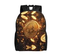 SXZVVBN Scattered Gold Coins Water Resistant 600D Backpack Lightweight Commuter Travel Rucksack Daypack Men Women