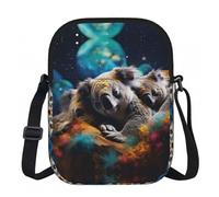 SXZVVBN Sleeping koala mother and child Lightweight Waterproof Small Zip Crossbody Shoulder Bag for Women Travel with Adjustable Strap