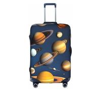 sxzvvbn Solar System Planets M Elastic Suitcase Protector Double Sided Zip Luggage Cover for Travel Business 18-32in