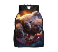 SXZVVBN The Koala Family Water Resistant 600D Backpack Lightweight Commuter Travel Rucksack Daypack Men Women