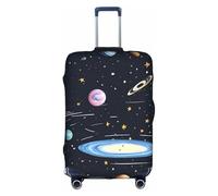 sxzvvbn The Solar Family S Elastic Suitcase Protector Double Sided Zip Luggage Cover for Travel Business 18-32in