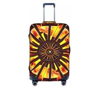 sxzvvbn Turning The Flame XL Elastic Suitcase Protector Double Sided Zip Luggage Cover for Travel Business 18-32in