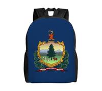 SXZVVBN Vermont State Flag Water Resistant 600D Backpack Lightweight Commuter Travel Rucksack Daypack Men Women