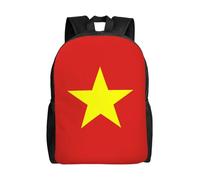 SXZVVBN Vietnamese flag Water Resistant 600D Backpack Lightweight Commuter Travel Rucksack Daypack Men Women