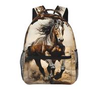SXZVVBN Western Horse Casual Campus Laptop Rucksack to Study