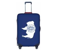 sxzvvbn Wyoming State Flag S Elastic Suitcase Protector Double Sided Zip Luggage Cover for Travel Business 18-32in