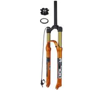 SXZYHJYC 1-1/8'' Straight Tube MTB Bicycle Front Fork 26/27.5/29 Inch Ultra-Light Mountain Bike Forks Travel 120mm QR 9 * 100mm Shoulder Line Control