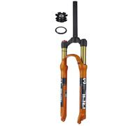 SXZYHJYC 1-1/8'' Straight Tube MTB Bicycle Front Fork 26/27.5/29 Inch Ultra-Light Mountain Bike Forks Travel 120mm QR 9 * 100mm Shoulder Line Control
