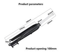 SXZYHJYC MTB Road Bike Rigid Fork Aluminum Alloy 26/27.5/29" Thru-axle 100mm1-1/8 28.6mm Threadless Straight Tube Disc Brake Superlight Mountain Front Forks