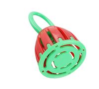 SY-99 Baby Cage Bell Rattle, Safe Smooth Surface Stimulates Visual Development Comfortable Handle Plastic Metal Multicolor for Infants Toddlers Playtime