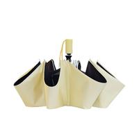 SY COMPACT Automatic Windproof Umbrellas Travel Strong Umbrella for Rain and Sun Protection Small Umbrella UV Blocking for Women and Men (Light Yellow)