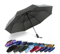 SY COMPACT Travel Umbrella Windproof Automatic Unbreakable UV Protection | Small, Compact, 11" Folded, Waterproof Canopy, City Trips & Commute, Factory Direct Highly Cost-Effective Sun Umbrella